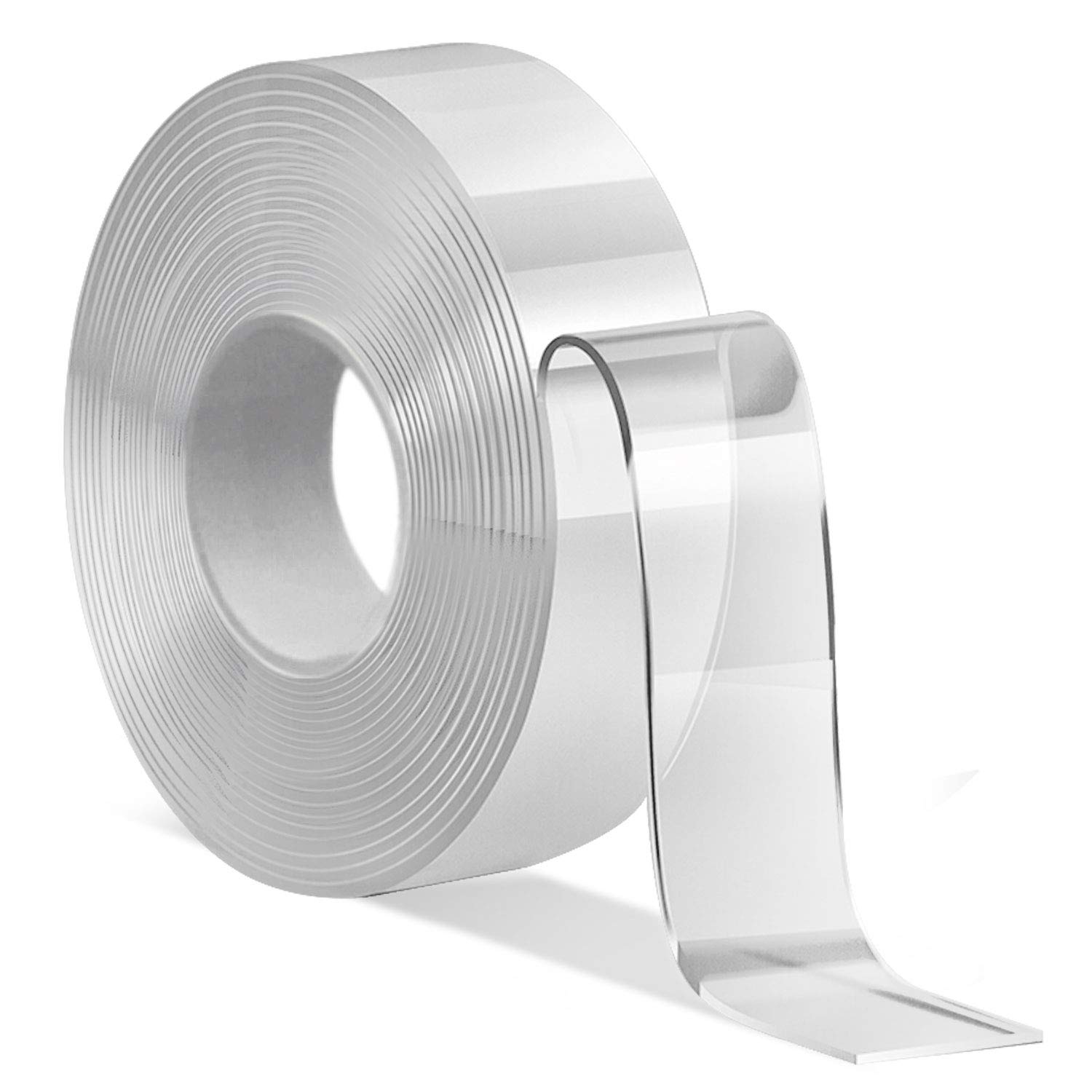 Adhesive Tape 9.84FT/3Meter | Double Sided Nano Tape be Traceless and Anti-Slip | Removable Strong Tape be Transparent and Washable for Household Multipurpose
