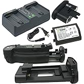 Wasabi Power Battery Grip Bundle for Nikon D850 (Battery + Grip + Charger + Chamber Cover) Compatible with Nikon EN-EL18, EN-EL18a, EN-EL18b, EN-EL18c, MB-D18, MH-26, MH-33, BL-5