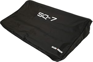 Allen & Heath AP-11334 Dust Cover For use with SQ-7 48 Channel/36 Bus Digital Mixer, Top Condition with Our Fitted Black, Water Repellent Dust Cover in Polyester, Screen Printed Logo
