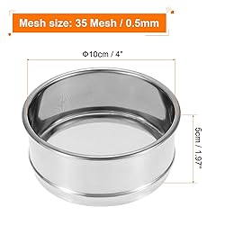 PATIKIL 35 Mesh Lab Sieve, 4" Diameter Test Sieve
