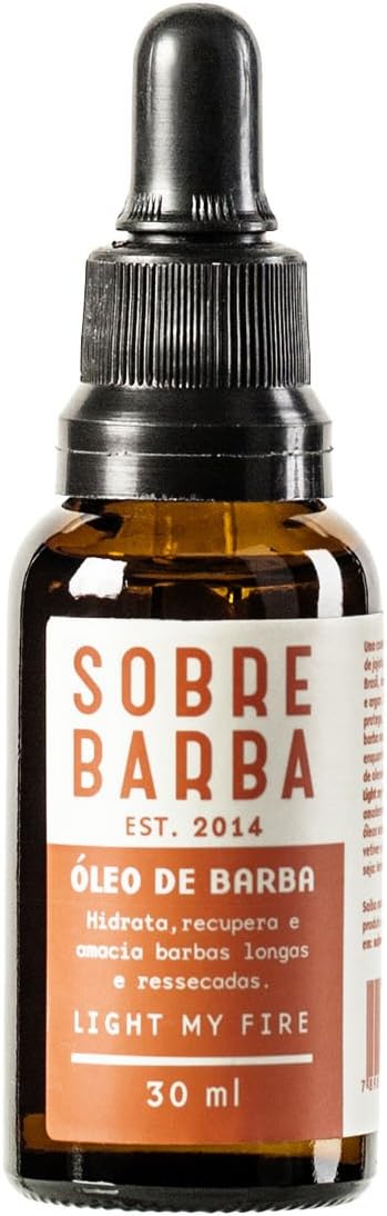 Óleo de Barba Light My Fire, Sobrebarba, Laranja, 30 Ml