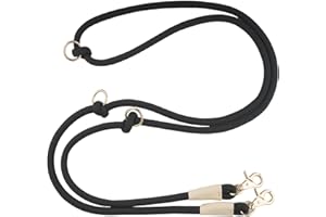 LUCPAWZ 8.5ft Multifunctional Hands Free Nylon Rope Waist Dog Leash, Adjustable Shoulder Crossbody Walking Lead