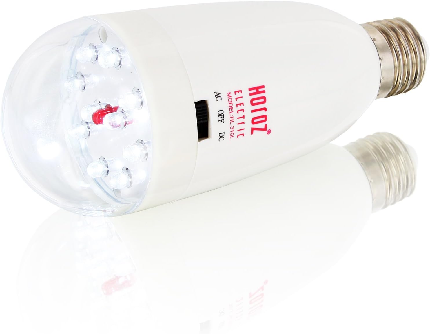 Lampe d'urgence LED E27 Jumbo Ampoule 230 V AC DC Batterie Éclairage