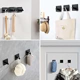 The Bog Standard Black Towel Holder 2 Pack Self Adhesive 304 Stainless Steel No view 8