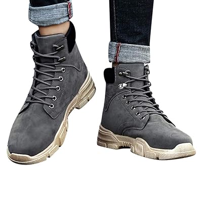 Amazon Sucute メンズハイブーツ イギリス風 流行のワイルド