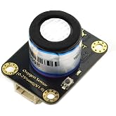 DFRobot Gravity: Electrochemical Oxygen O2 Sensor Module (I2C, 0-25% Vol) | 0.15% Vol Resolution, Manual Single-Point Air Calibration, Compatible With Arduino, ESP32, And Raspberry Pi