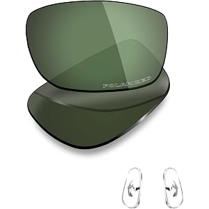 Mryok Replacement Lenses & Nose Pieces for Ray-Ban RB3364 62mm Sunglasses, HD Polarized, UV Protection, Impact Resistant