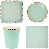 Piatti Di Carta Alice Nel Paese Delle Meraviglie Talking Tables: 12 Piatti Crema E Oro, 23 Cm, Per Feste A Tema - 4