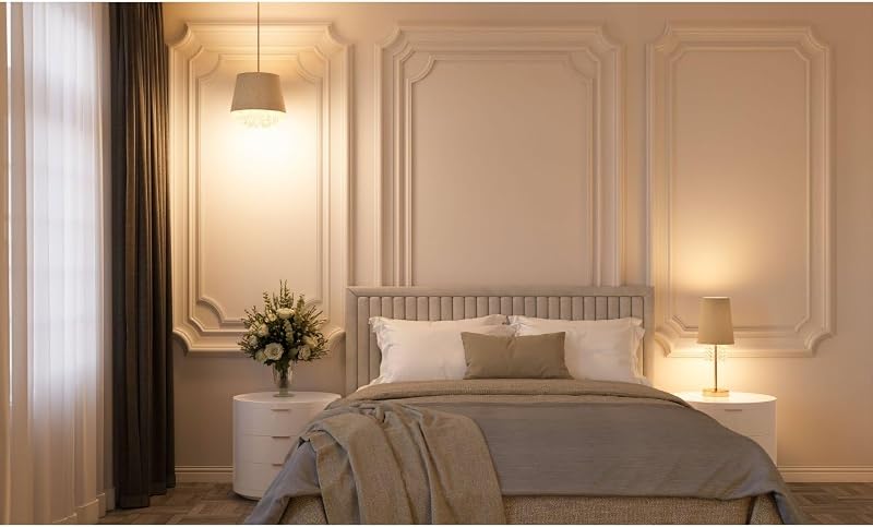 NESTO lámpara colgante Ø30 cm – pantalla crema con cristales y interior dorado, casquillo E27, IP20, cable ajustable, una luz, ideal para dormitorio y salón, iluminación interior glamour