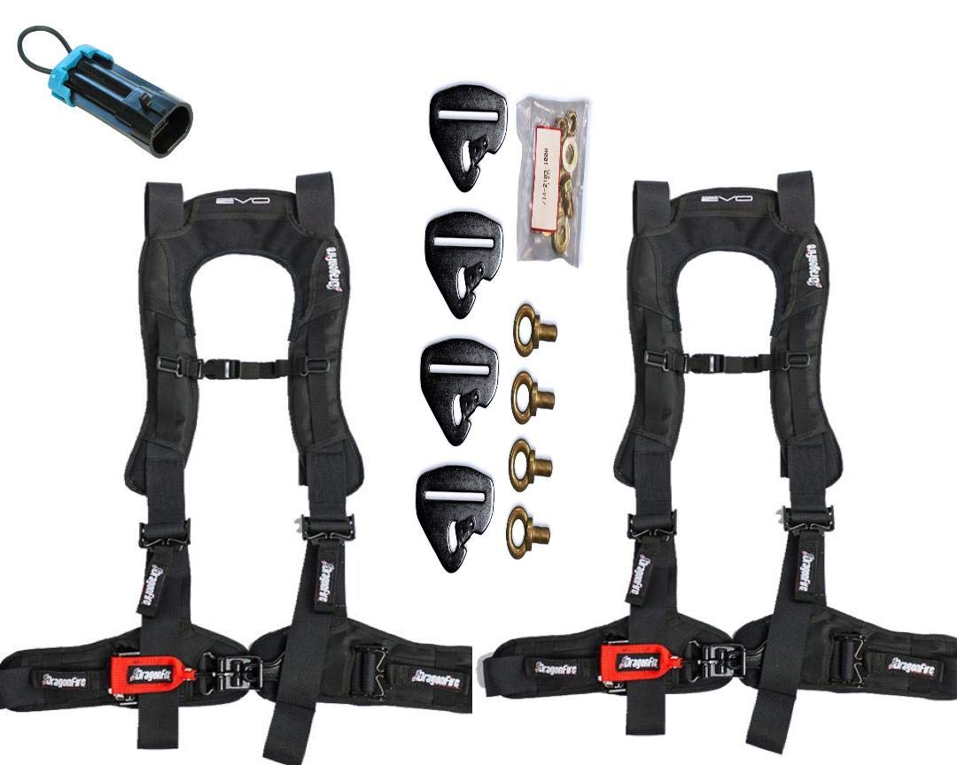 4 Point UTV EVO Quick Release Harness Kit By Dragonfire Racing w