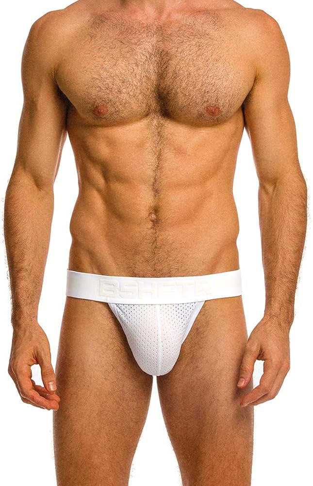 BSHETR Men's Jockstrap Athletic Supporters Underwear Multipack, Sexy Mesh Low Rise Breathable Performance Jock Strap at  Men’s Clothing store