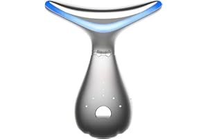 Beautsque 4 in 1 Facial-Device,Facial Wand,Red Light Therapy for Face and Neck,Black