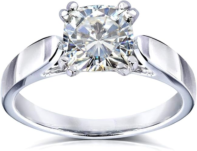 Kobelli Cushion Cut Moissanite Solitaire Engagement Ring 1 1 10