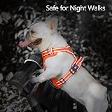 PoyPet No Pull Dog Harness Reflective Vest with Front & Back Leash Rings S view 6