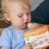 Kiddylicious Apple & Carrot Melty Buttons 4 x 5 Pack 20 Snacks for 9+ Months view 5