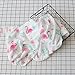 LifeTree Muslin Swaddle Blankets, Flamingo Print Swaddling for Baby Boys and Girls, 70% Bamboo & 30% Cotton Breathable Soft Muslin Blanket, Warp, Nursing Cover
