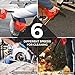 GardenHOME Leaf Blower and Handheld Vacuum Cleaner, 6 Variable Speed Control, 600 Watts, 16000 RPM