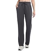 Danskin Womens Sandwashed Straight Leg Sweatpants