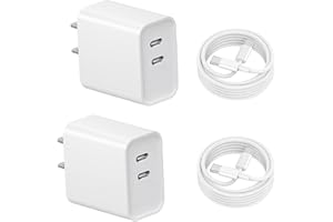 DENGWENQIANG iPhone 17 16 15 Charger: Fast Charging - USB C Charger - i Phone 17 16 Charging with 2 Pack Cable for iPhone 17/17 Pro Max 16/16 Plus/16 Pro/16 Pro Max