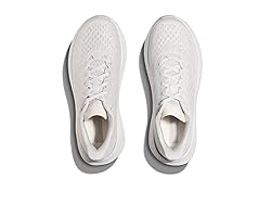 Hoka Women's Mach 6 Sneaker, White/White, 7.5 Wide