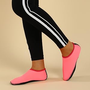 Women's Quick-Dry Water Shoes | Non-Slip Barefoot Aqua Socks for Beach, Pool & Yoga