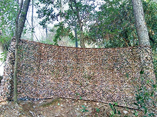 XAMAWA Camouflage Netting, 300D Durable Camo Net Blinds Great for Camping Shooting Hunting(5ftx10ft/1.5mx3m) - Thumbnail 6