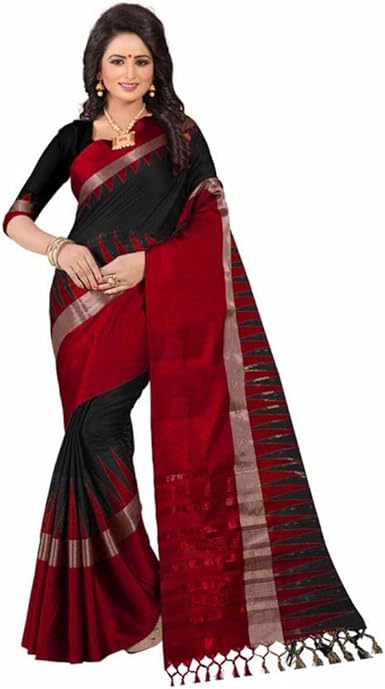 amazon red colour sarees