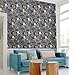 3D Stone Brick Wallpaper Self-Adhesive Vinyl Decorative Paper Easily Removable Wallpaper Peel Stick Waterproof Wall Covering for Home Design (17.7