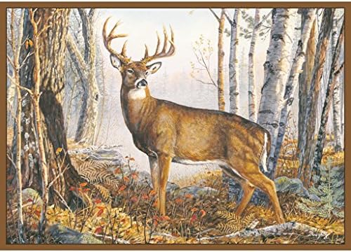 Custom Printed Rugs Cr Whitetail Deer Rug Nylon 37''x52''