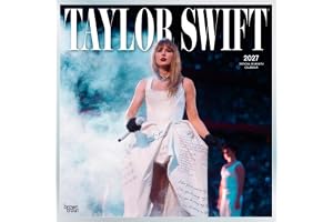 Taylor Swift OFFICIAL | 2027 12 x 24 Inch (Hanging) Monthly Square Wall Calendar | Plastic-Free | BrownTrout | Music Pop Singer Songwriter Celebrity
