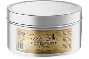 Dixie Belle Paint Company | Best Dang Furniture Wax (10oz, Brown) | DIY Furniture Finishing Wax | Chalk Paint Protection | Antique DIY
