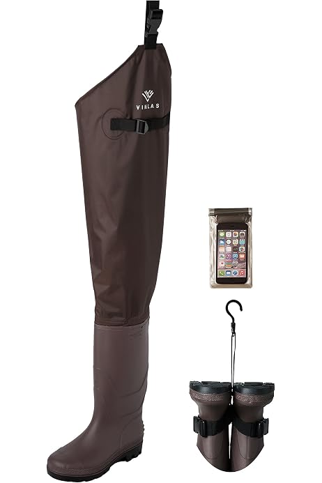 Hip Waders, Lightweight Waterproof Hip 