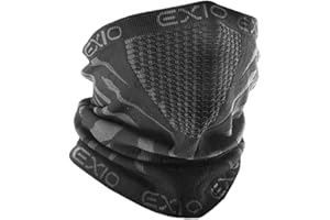 EXIO Winter Neck Warmer Gaiter/Balaclava (1Pack or 2Pack) - Windproof Face Mask for Ski, Snowboard
