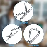 Jttxiu Cotter Pins Assortment Kit 100 Pcs Stainless Steel R Clips view 3