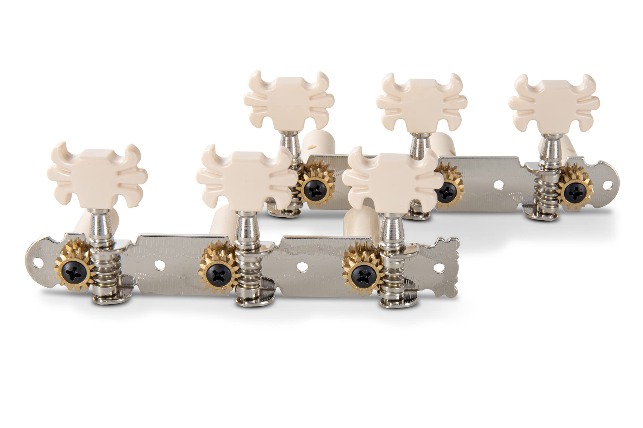 GEWA machine heads Classical guitar Set, Cream coloured butterfly buttons