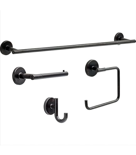Delta Nicoli Wall Mount Square Closed Towel Ring Bath Hardware Accessory Cbkb2809