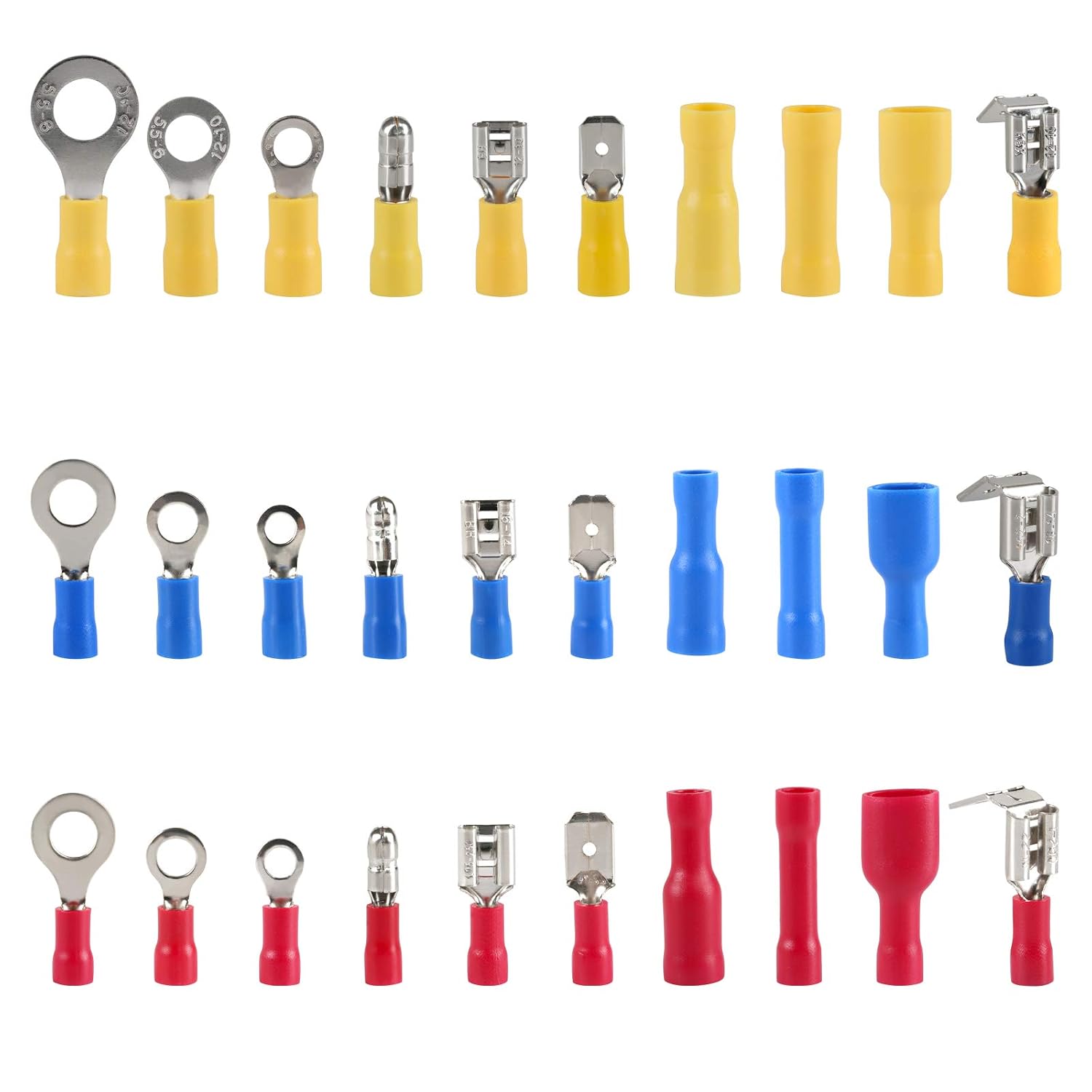 Electrical Crimp Terminals Kit LIHAO 480PCS Insulated Wiring Terminals ...