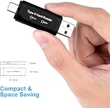 AIYEEN 4-in-1 USB C SD Card Reader Dual Slot OTG Adapter for Micro SD TF (Black) view 5