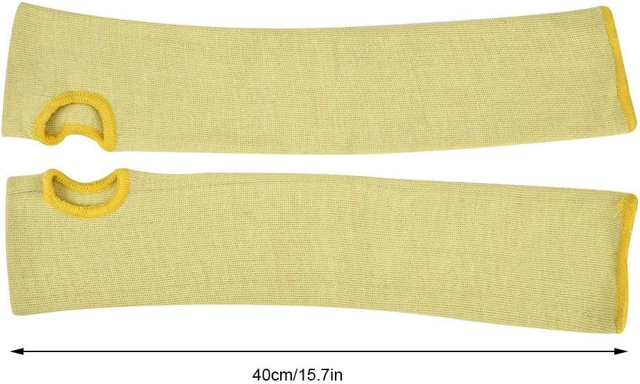 Arm Protection Sleeve, Cut Proof Arm Sleeve, Heat-resistant Anti-Cutting Arms Safety Protector for Garden Kitchen, Farm Work (1 Pair) - Image 4