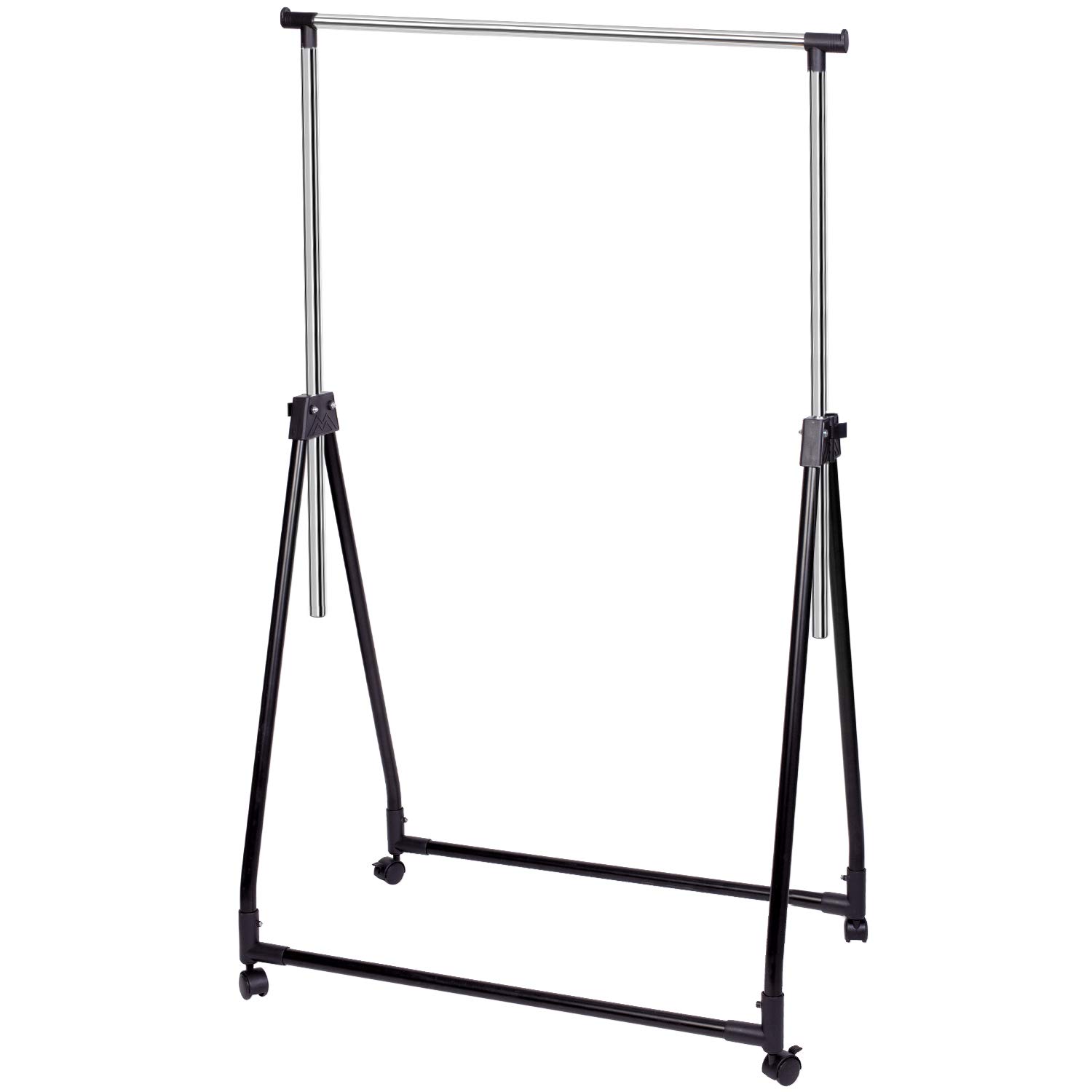 Percheros burro Tatkraft Halland Perchero de Ropa con Ruedas Plegable