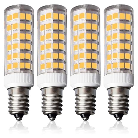 4er Pack Lampaous LED 7W SES E14 Glühlampe 500LM Naturweiß Neutralweiss 360 ° Atrahlwinkel Kühlschranklampe/Nähmaschinenlampe