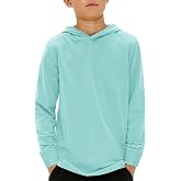 Haloumoning Boys Fashion Hoodies Kids Long Sleeve Hooded Sweatshirts 5-14 Years