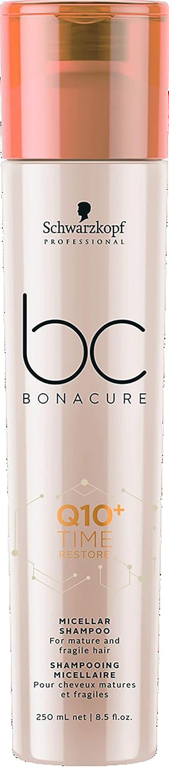 Schwarzkopf BC Q10 TR Champú 250ml, Q10+ Time Restore, 250 ml (Pack of 1)