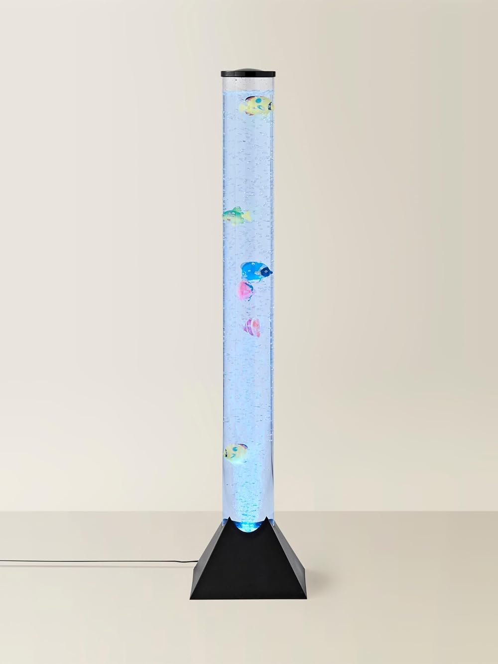 MiniSun 80cm Colour Changing LED Bubble Tower Mood Light with Fish 10pcs