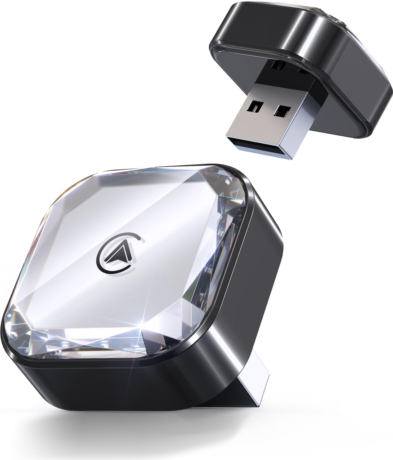 Photo 1 of 2 in 1 Wireless CarPlay & Android Auto Adapter | Simple Setup, Smooth, Lag-Free Use | Supports Over 1000 Vehicles with Built-in Wired Car Play/Android Auto | Compact & Modern