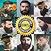 Beard Brush & Comb Kit for Men – With Wild Boar Bristles for Easy Grooming. Use With Beard Conditioner or Softener to Get Perfect Facial Hair & Moustache Growth.