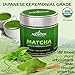 Matcha Green Tea Powder | Organic Ceremonial Grade Japanese First Harvest Matcha | Antioxidant Rich, Energizing and Versatile Powder for Tea, Baking, Smoothies, Lattes (Ceremonial Matcha 1 oz)