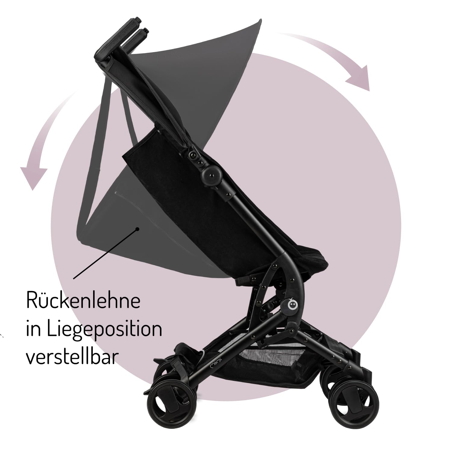 MoMi GRACE Reise Buggy Klein Zusammenklappbar - Kinderwagen Klappbar für Kinder bis 15kg ab 6 Monaten - Reisebuggy für Handgepäck Geeignet - Kinderbuggy Leicht 6,2kg - 5-Punkt-Sicherheitsgurt 7