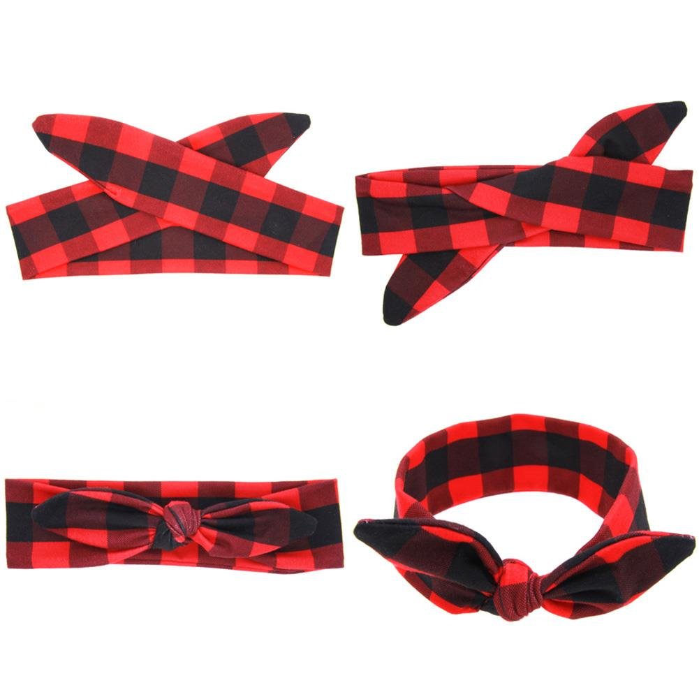 Itaar Baby and Mother Headband Set Hair Bows Turban Head Wrap Knotted Hair Band 3 Colors