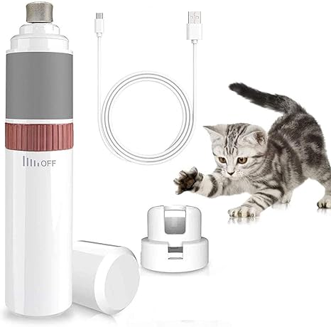 Ponceuse A Griffes Pour Chiens Et Chats 30 Decibels Super Silencieuse Chargement Rapide Connexion Usb Coupe Lisse Lime A Ongles Electrique Pour Petits Moyens Et Grands Chiens Amazon Fr Animalerie